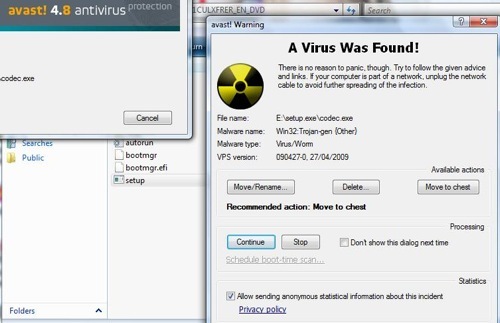 Algunos torrents de Windows 7 RC vienen con un troyano