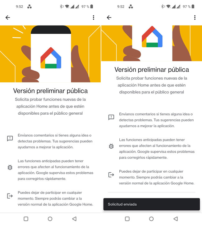 Ya puedes apuntarte a la beta de Google Home para probar las novedades ...