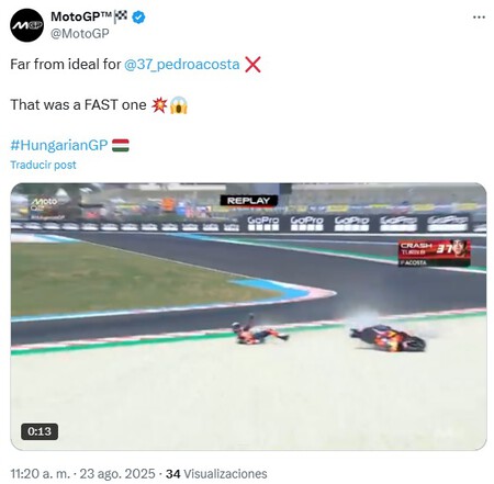 Acosta Hungria Motogp 2025