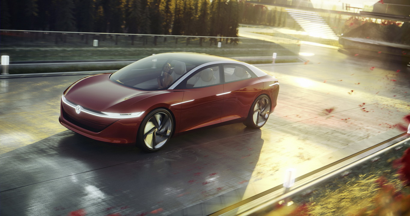 El Volkswagen I.D. Vizzion Concept sueña con el coche autónomo inteligente en media década