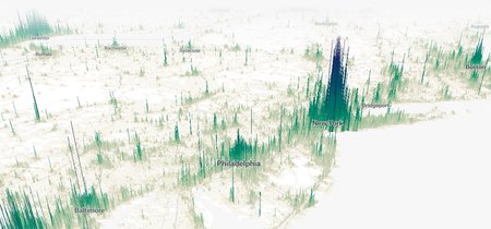 Esta página web te permite visualizar en 3D cuánta gente vive en cada zona del mundo 