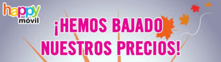 Happy Móvil apuesta por el prepago de nuevo con rebajas en dos de sus tarifas