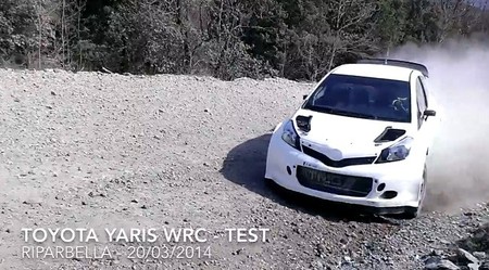 Cazados en vídeo los primeros kilómetros del Toyota Yaris WRC