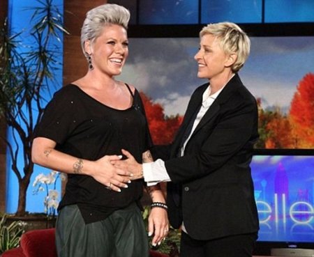 Efectivamente, Pink está embarazada, que se lo ha dicho a Ellen DeGeneres