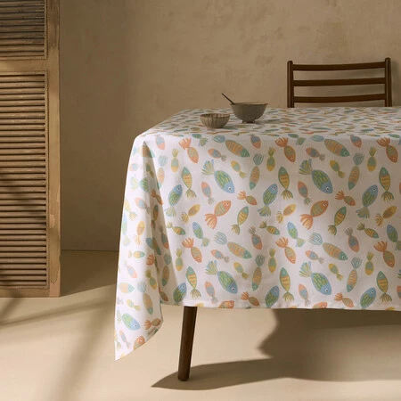Mantel Antimanchas Resinado Peces 25 Basics