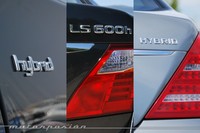 Tricomparativa de berlinas Premium híbridas: A8 Hybrid, S 400 BlueHYBRID y LS 600h 