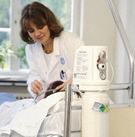 Gas analgésico para aliviar el dolor en intervenciones médicas cortas