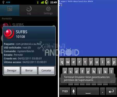 Root en Android Screenshots