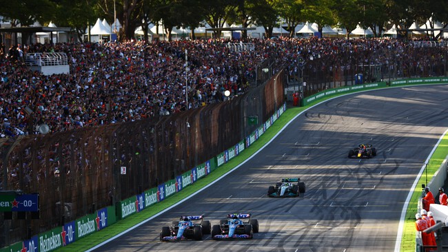 Ocon Alonso Brasil F1 2022