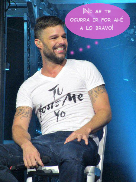 Ricky Martin lo tiene claro: póntelo, pónselo y ale, ¡a retozar!