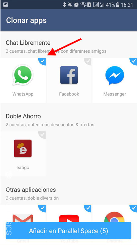 Cómo usar dos cuentas de WhatsApp en el mismo teléfono