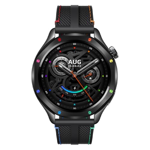 Xiaomi Watch S4, Versión Bluetooth, Modo Deportivo Profesional avanzado, Bisel de Cambio rápido 2.0, Pantalla AMOLED 1.43 Pulgadas Circular, Monitor Frecuencia Cardíaca y Sueño, Rainbow