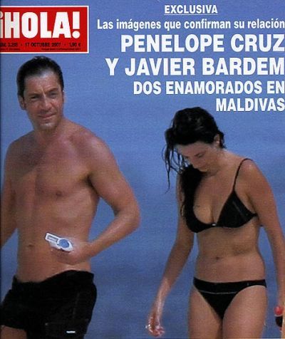 Pe y Bardem, pasión en las Maldivas