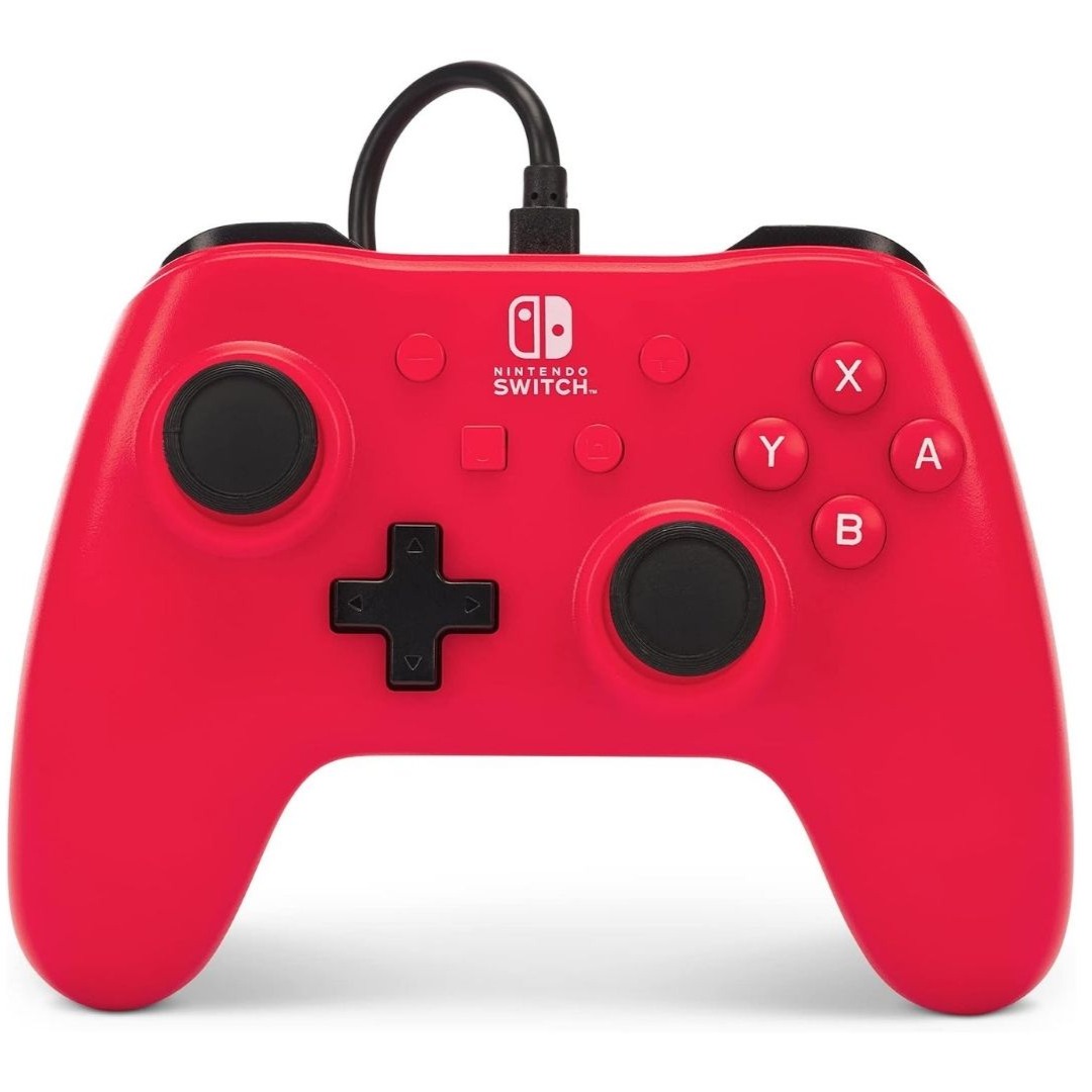 Controle com fio - Power A - para Nintendo Switch - Vermelho
