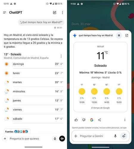 Chatgp Tiempo