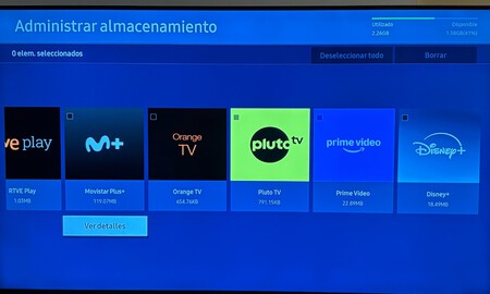 borrar caché televisor Samsung
