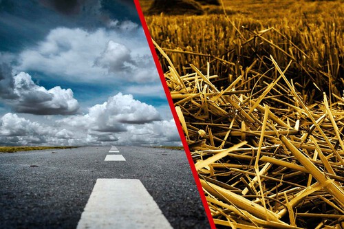 Afalto Carretera Paja