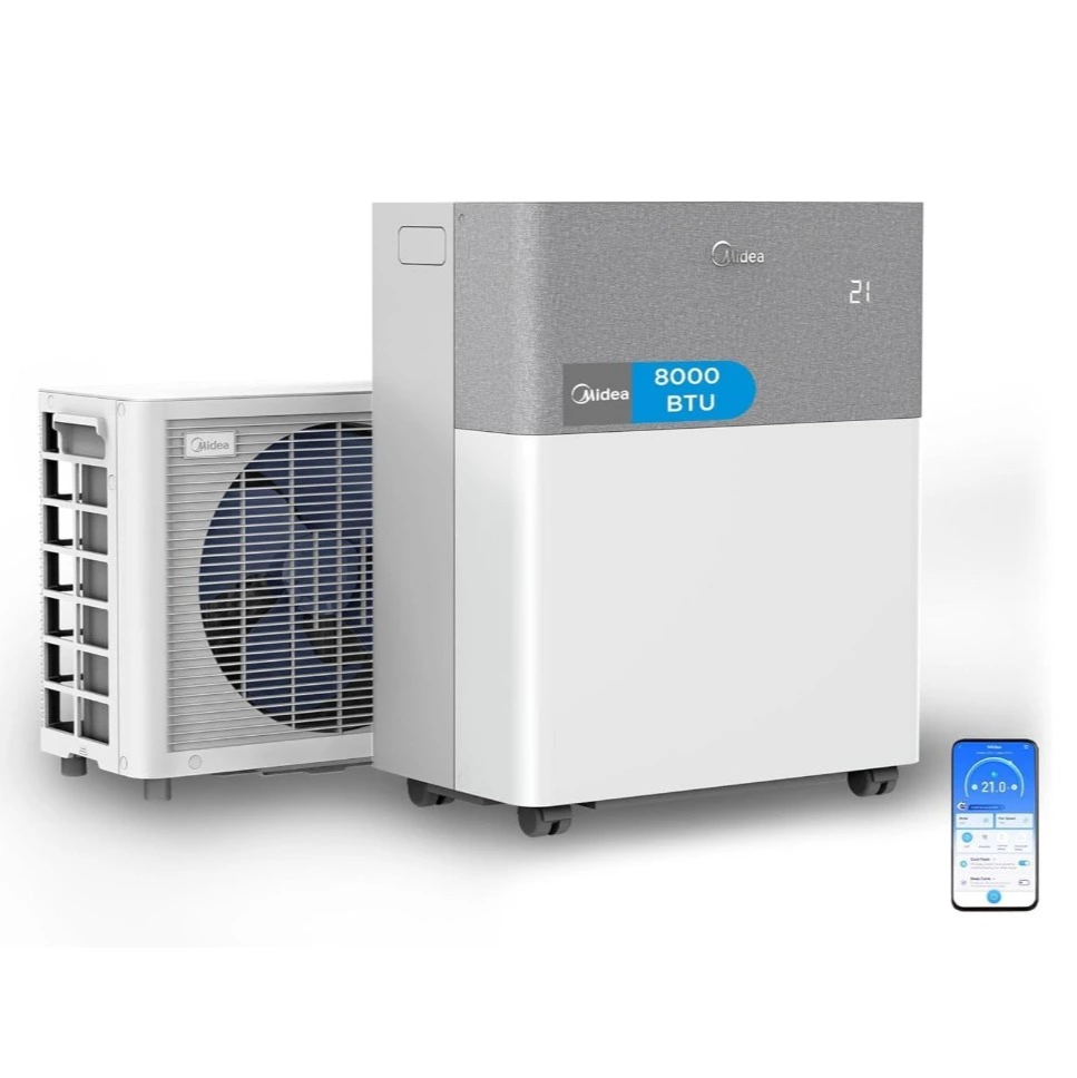 Midea Portasplit Aire Acondicionado Portatil 4 en 1, 2.000 frigorías
