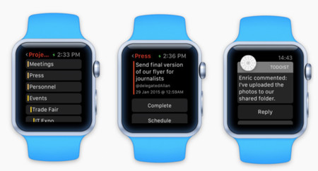 Todoist ya prepara su aplicación para el Apple Watch