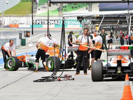 Force India en desacuerdo con los nuevos Pirelli