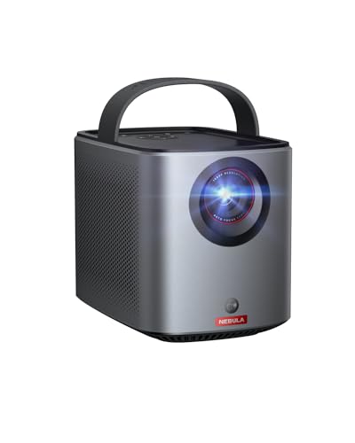 Nebula Mars 3 Air 1080p proyector portatil, Wi-Fi, Mini proyector portátil de 400 lúmenes ANSI, Dolby Digital, 2 Altavoces de 8 W, 150 Pulgadas, 2.5h
