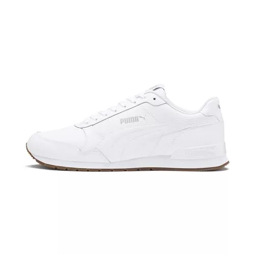 PUMA ST Runner v2 Full L, Sneakers Unisex Adulto, White-Gray Violet, 39 EU