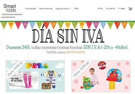 Aprovecha el día sin IVA en Smartkidds