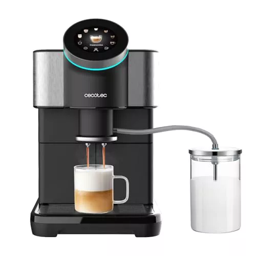 Cecotec Cafetera superautomática Táctil Cremmaet Spin. 1450W, 19 Bares