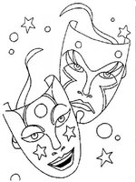 Dibujos de Carnaval para imprimir