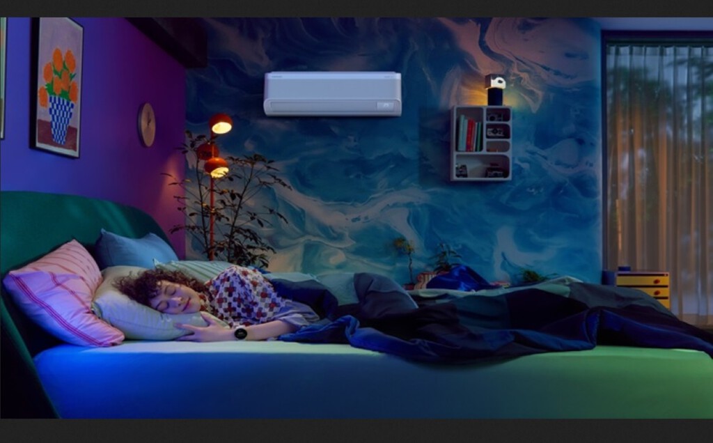 Combinar aire acondicionado y reloj inteligente para dormir mejor en verano: así es la genial idea de Samsung  