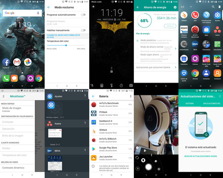 El sistema del Alcatel 1X