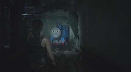 Tyrant resulta "más amigable" en Resident Evil 2 con este mod para PC que le convierte en Thomas the Tank Engine