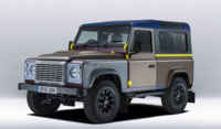 Un Land Rover Defender con diseño de pasarela