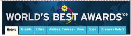 Y los ganadores de los premios de Travel + Leisure son...