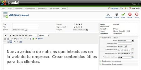 La sección de comunicación corporativa no debe ser un elemento extraño a nuestra web