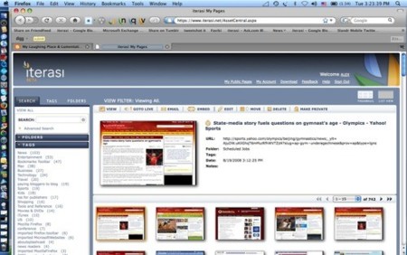 iterasi, almacena páginas web