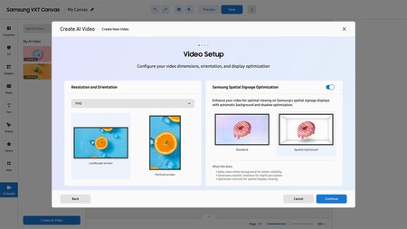 AI Studio en Samsung VXT