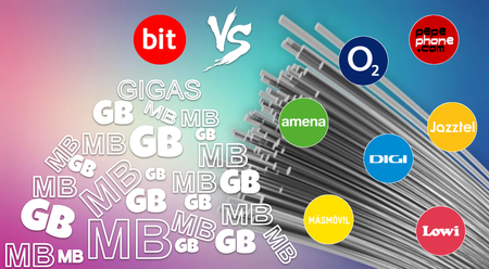 Comparativa nuevas tarifas Vodafone bit frente O2, Pepephone, Amena, Lowi y Digi