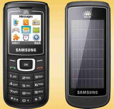 Samsung Crest Solar E1107 con placas solares