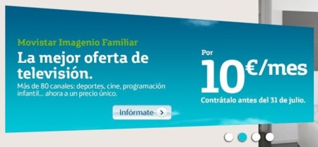 Movistar agita el mercado de la televisión de pago con su nueva promoción de Imagenio