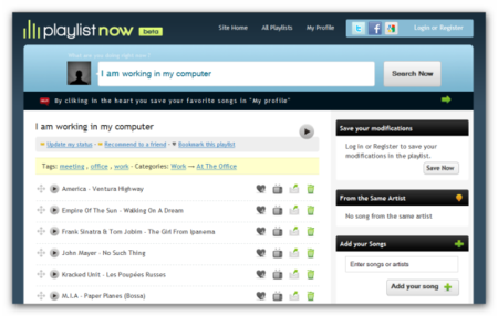 PlaylistNow, la música adecuada para cada momento