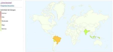Google Dengue Trends, sigue la evolución de la enfermedad en el mundo