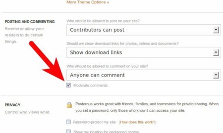 Posterous ahora permite moderar los comentarios