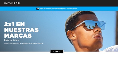 Back to School en Hawkers con 2x1 en gafas de sol hasta fin de mes