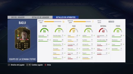 Equipo de la semana 41, 26 de junio - 3 de julio 13 Desafío Totw De Fut de FIFA 19 en los menús 85