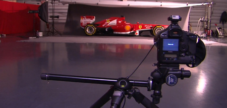 Fotografiando el Ferrari F138, en vídeo