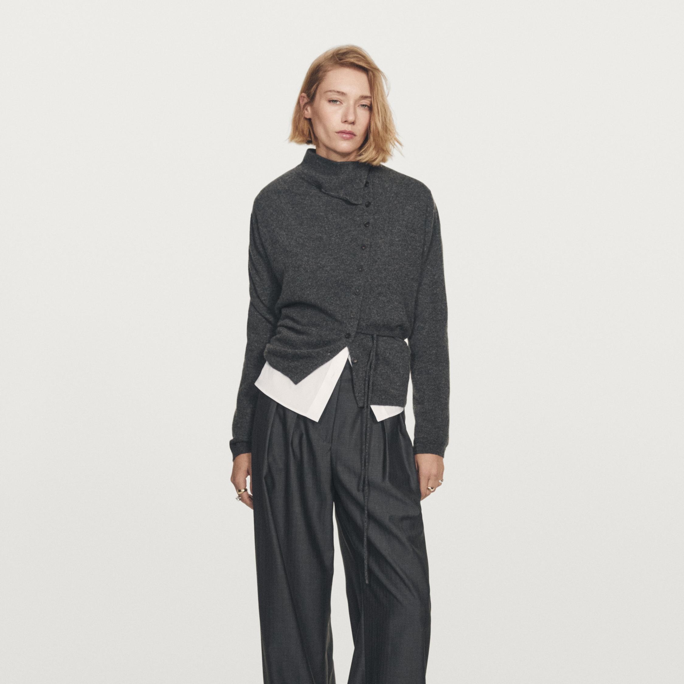 Chaqueta de punto de cashmere