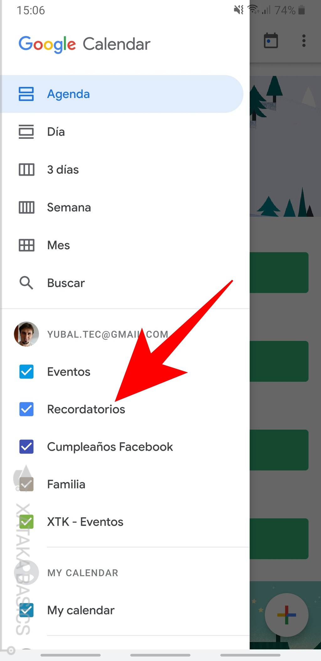 Cómo añadir un recordatorio en Google Calendar