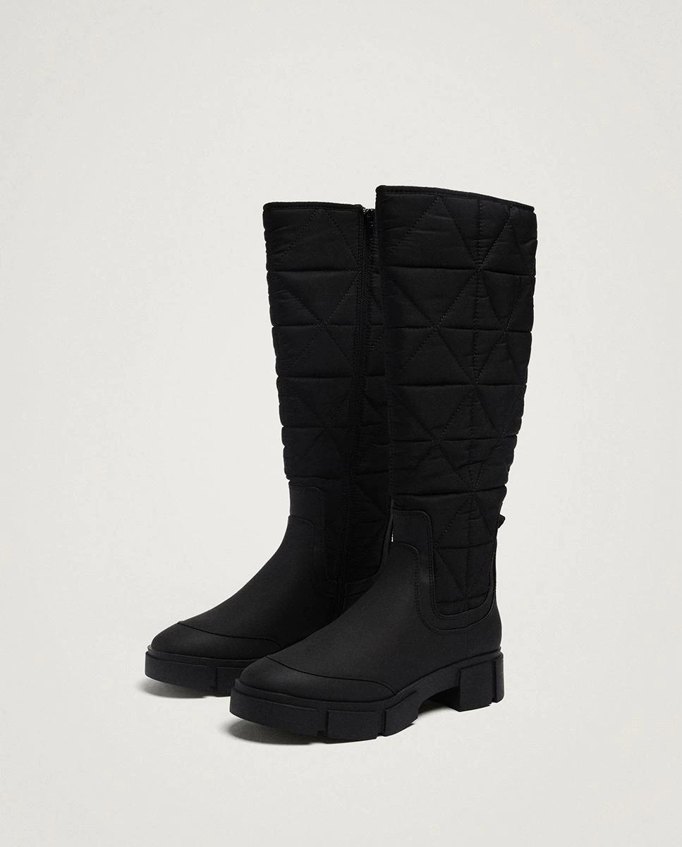 Grandes Bottes à Jarret Rembourrées Back On Track - Cheval, Noir, Neuves
