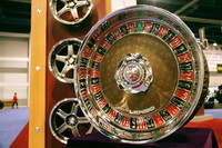 Llantas estilo ruleta en Las Vegas